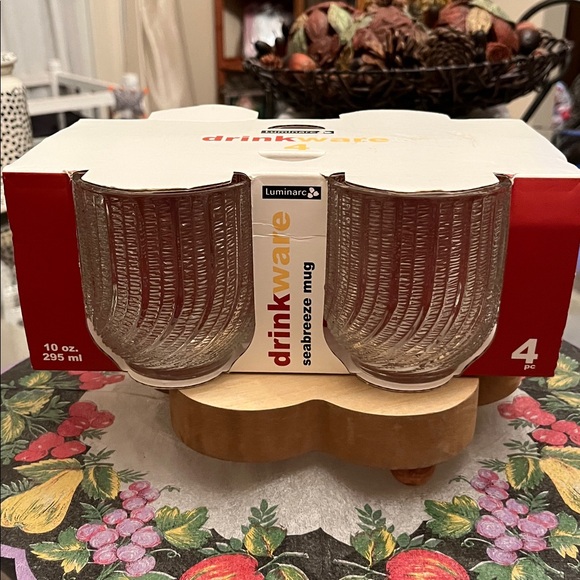 Vintage Luminarc Seabreeze mugs,set of 4 - Picture 7 of 10